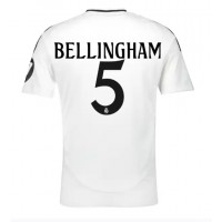 Echipament fotbal Real Madrid Jude Bellingham #5 Tricou Acasa 2024-25 maneca scurta